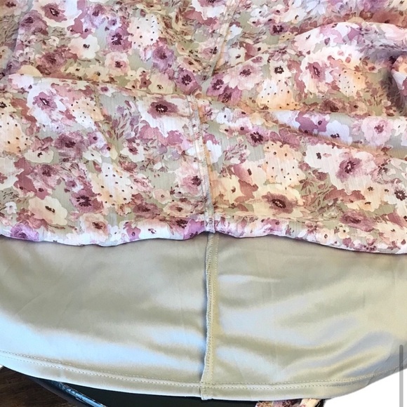 NORDSTROM-LUSH- FLORAL PRINT MIDI DRESS IN SAGE
MAUVE FLORAL - Picture 11 of 11